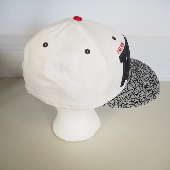 New Era 59Fifty "I'm The Truth" Fitted Hat Sz 7 1/2 Flat Brim Black White Red - Picture 4 of 8